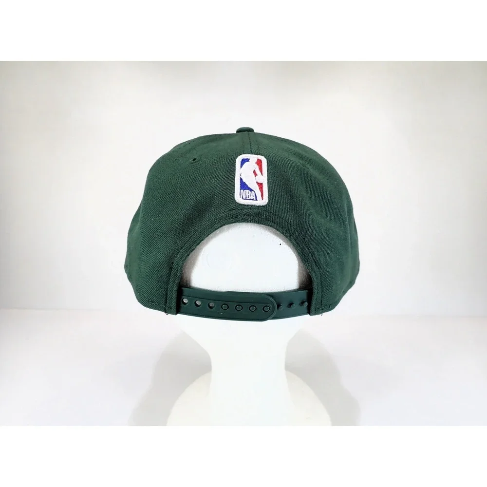 New‎ Era 9FIFTY Milwaukee Bucks NBA Draft Snapback Hat Green Flat Bill